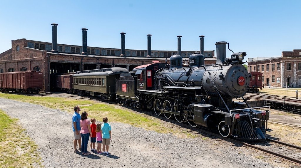 Georgia State Railroad Museum, one of the top family activities savannah ga